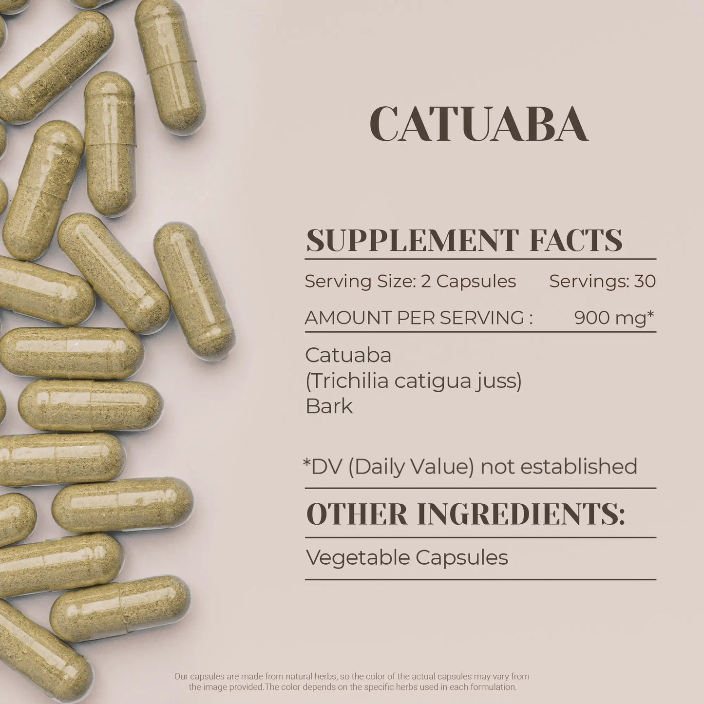 Buy Catuaba Capsules online - Garden Organics