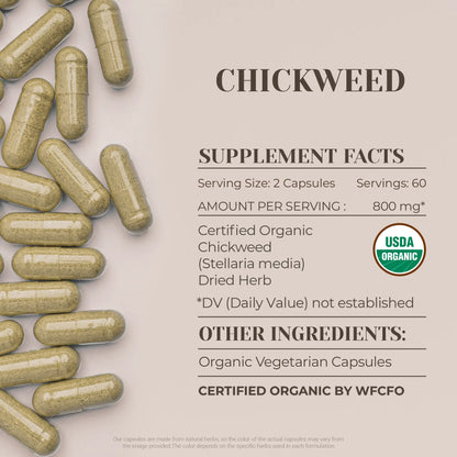 Buy Chickweed Capsules online - Garden Organics