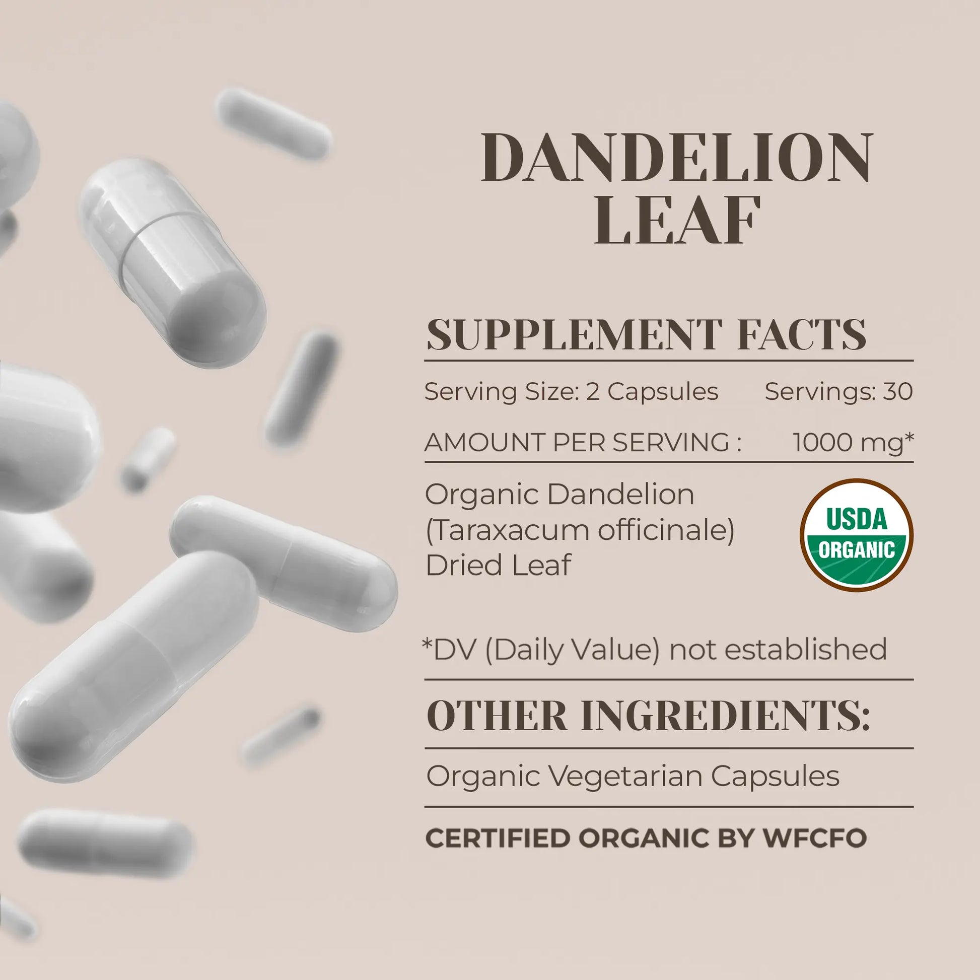 Dandelion Leaf Capsules gardenixx Vitamins & Supplements gardenixx