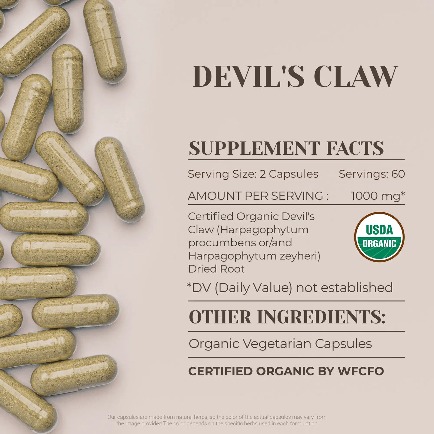 Buy Devil's Claw Capsules online - Garden Organics
