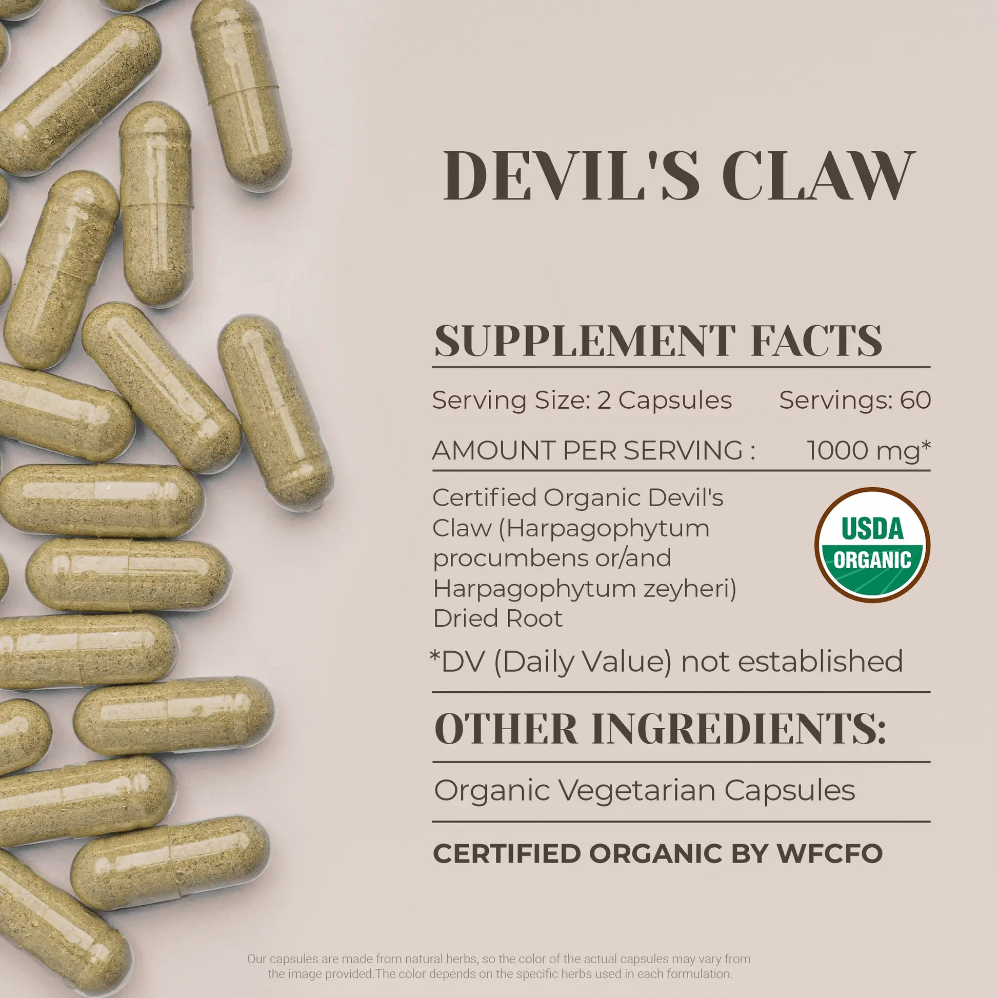 Buy Devil's Claw Capsules online - Garden Organics