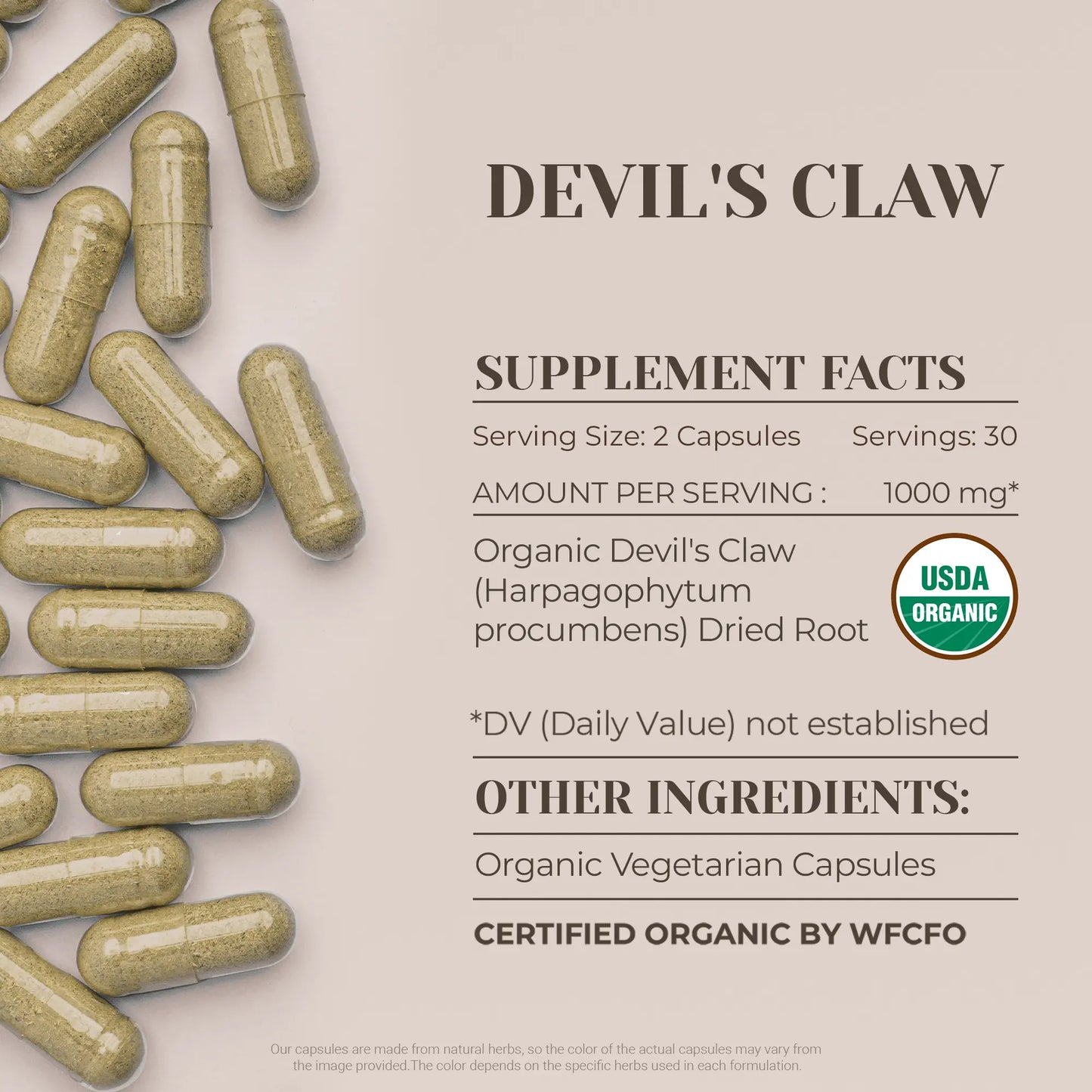 Buy Devil's Claw Capsules online - Garden Organics