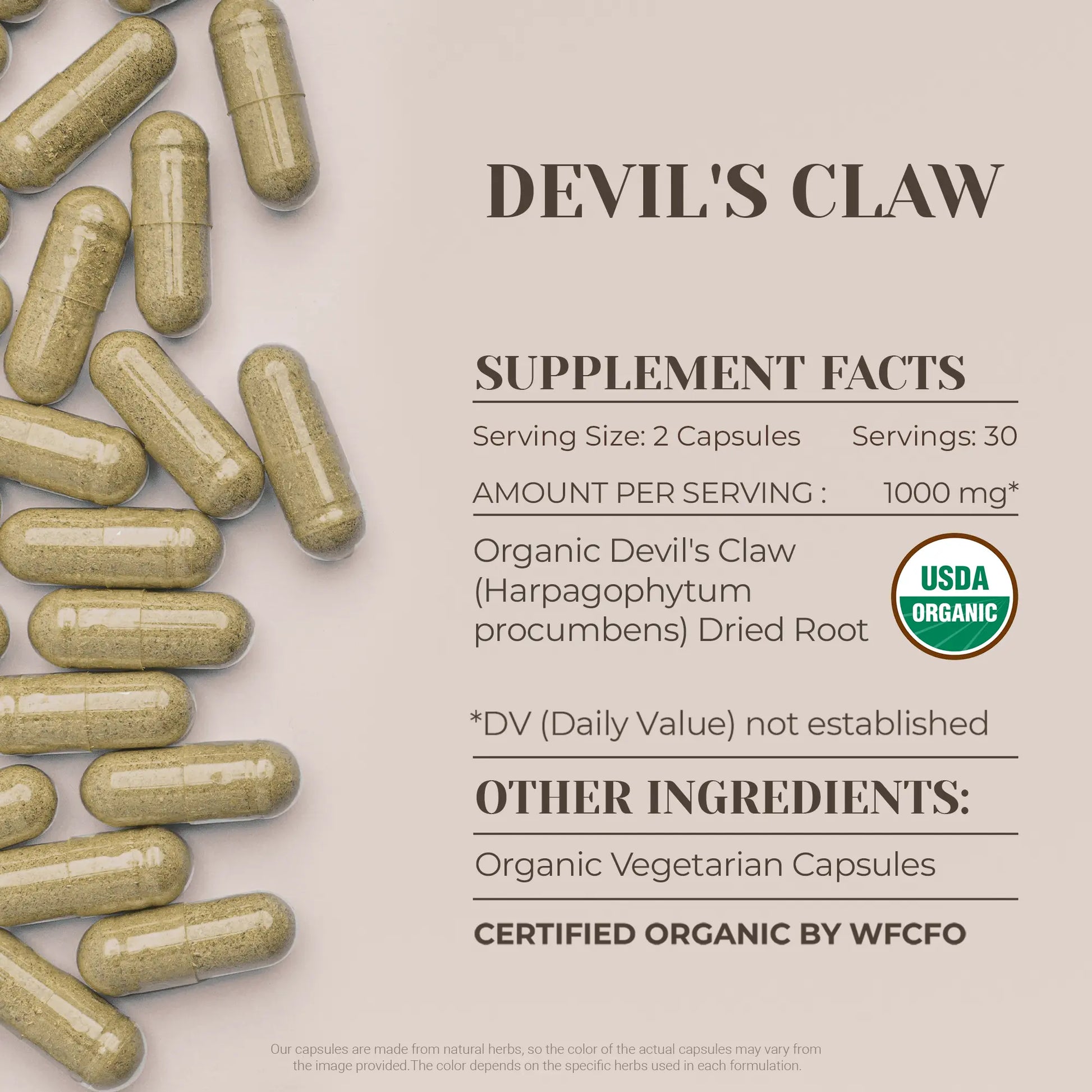 Buy Devil's Claw Capsules online - Garden Organics