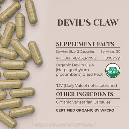 Buy Devil's Claw Capsules online - Garden Organics