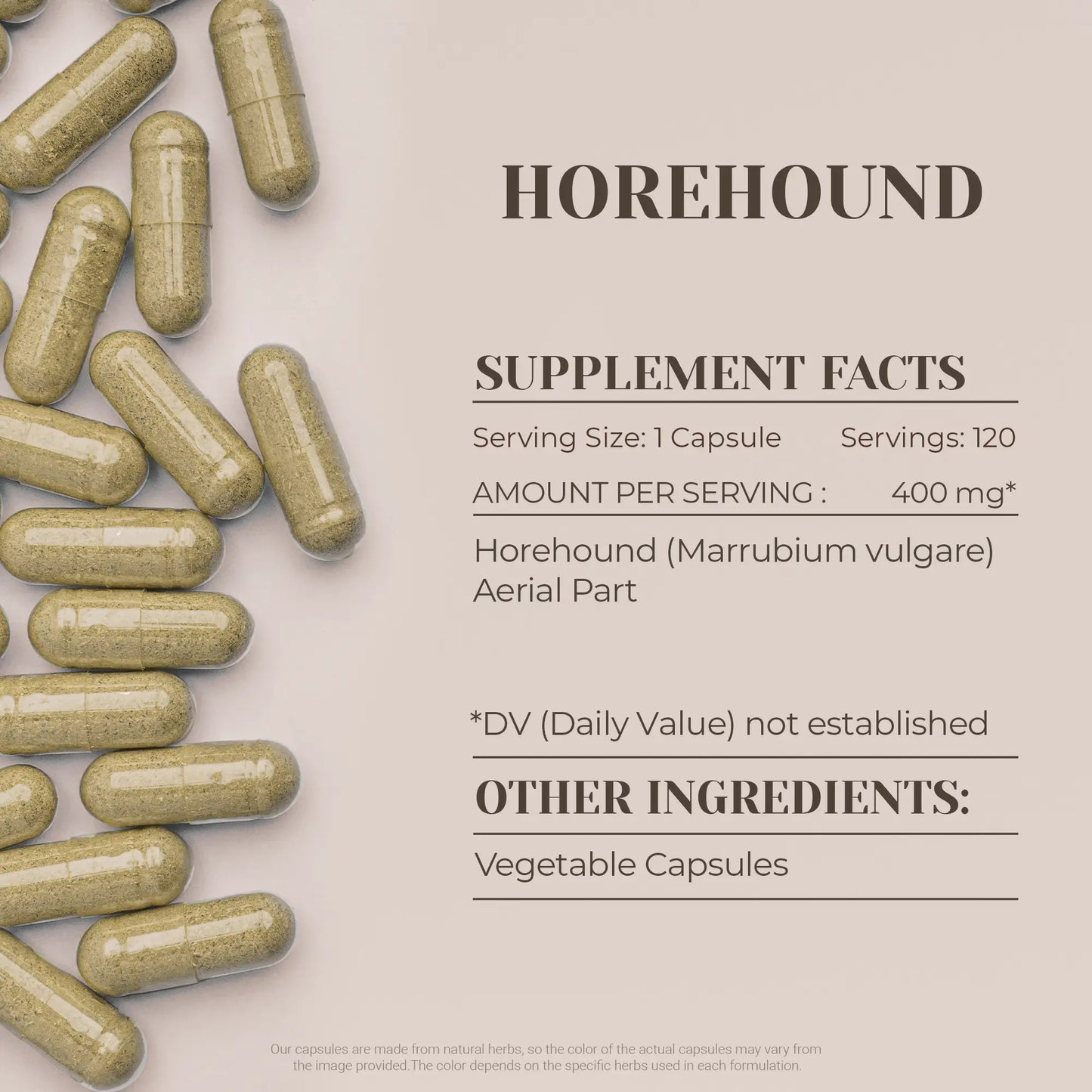 Buy Horehound Capsules online - Garden Organics