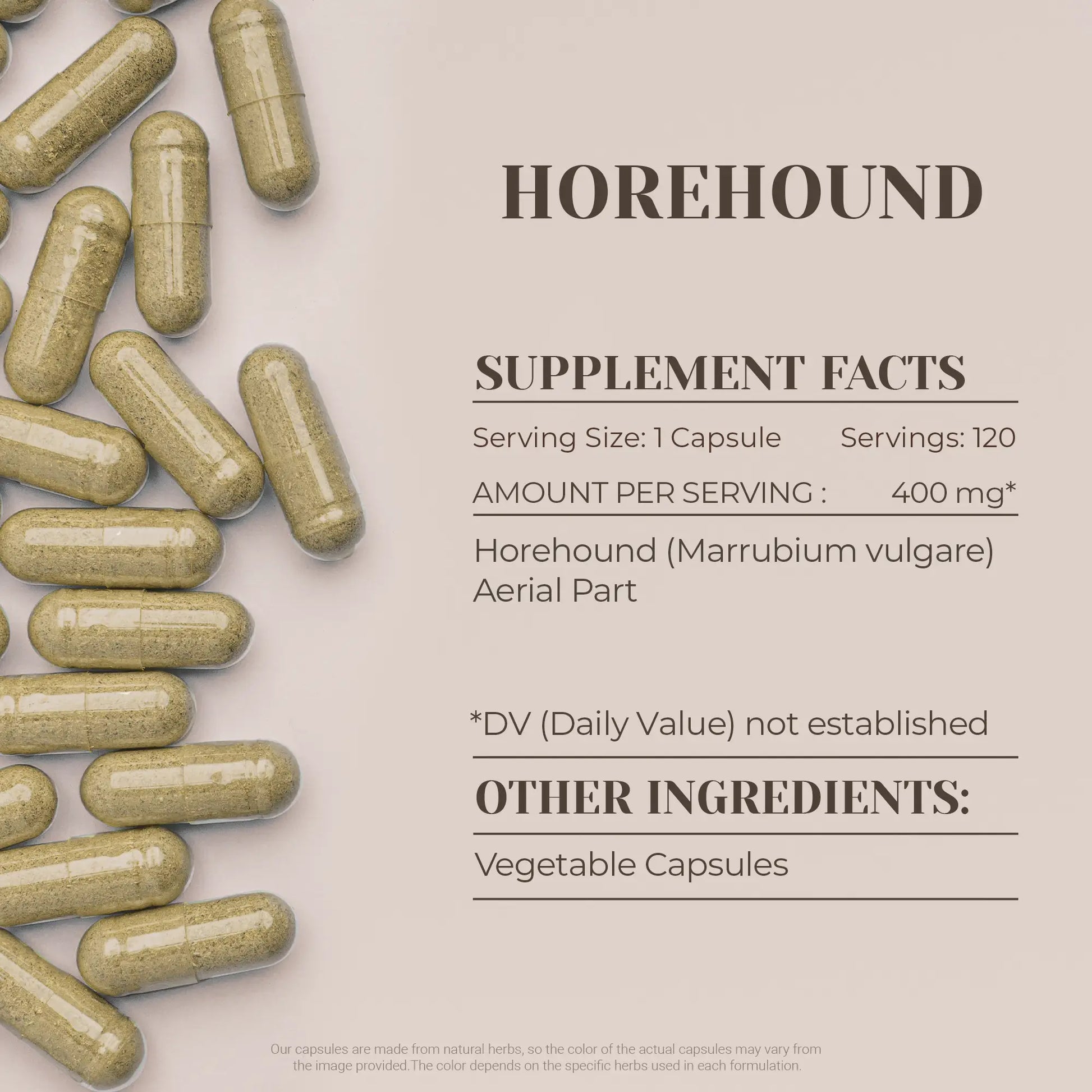 Buy Horehound Capsules online - Garden Organics