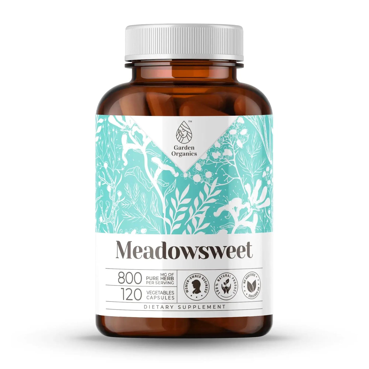 Buy Meadowsweet Capsules online - Garden Organics