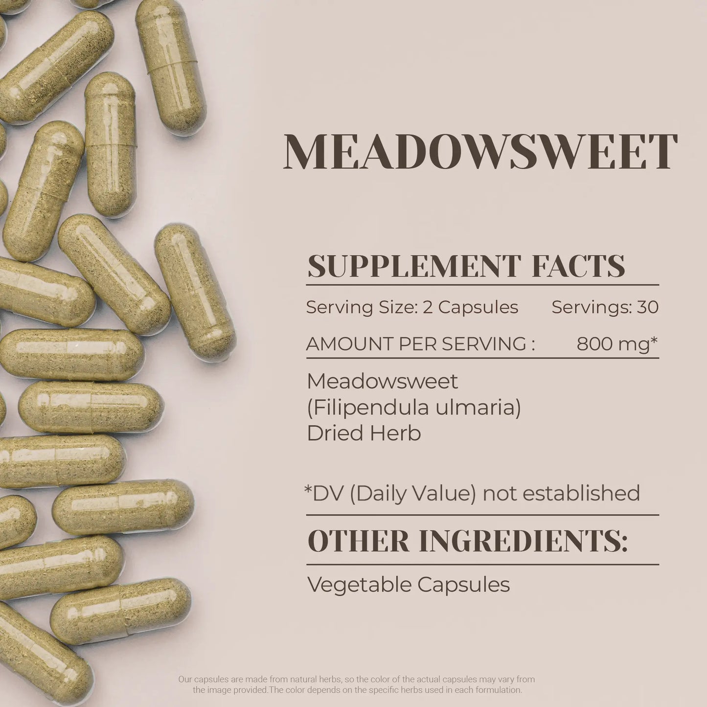 Meadowsweet Capsules
