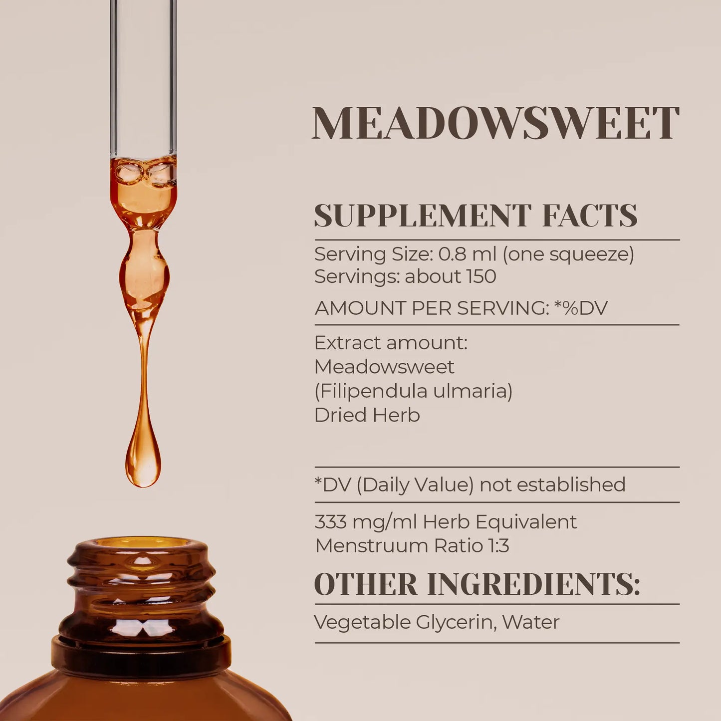 Buy Meadowsweet Tincture online - Garden Organics