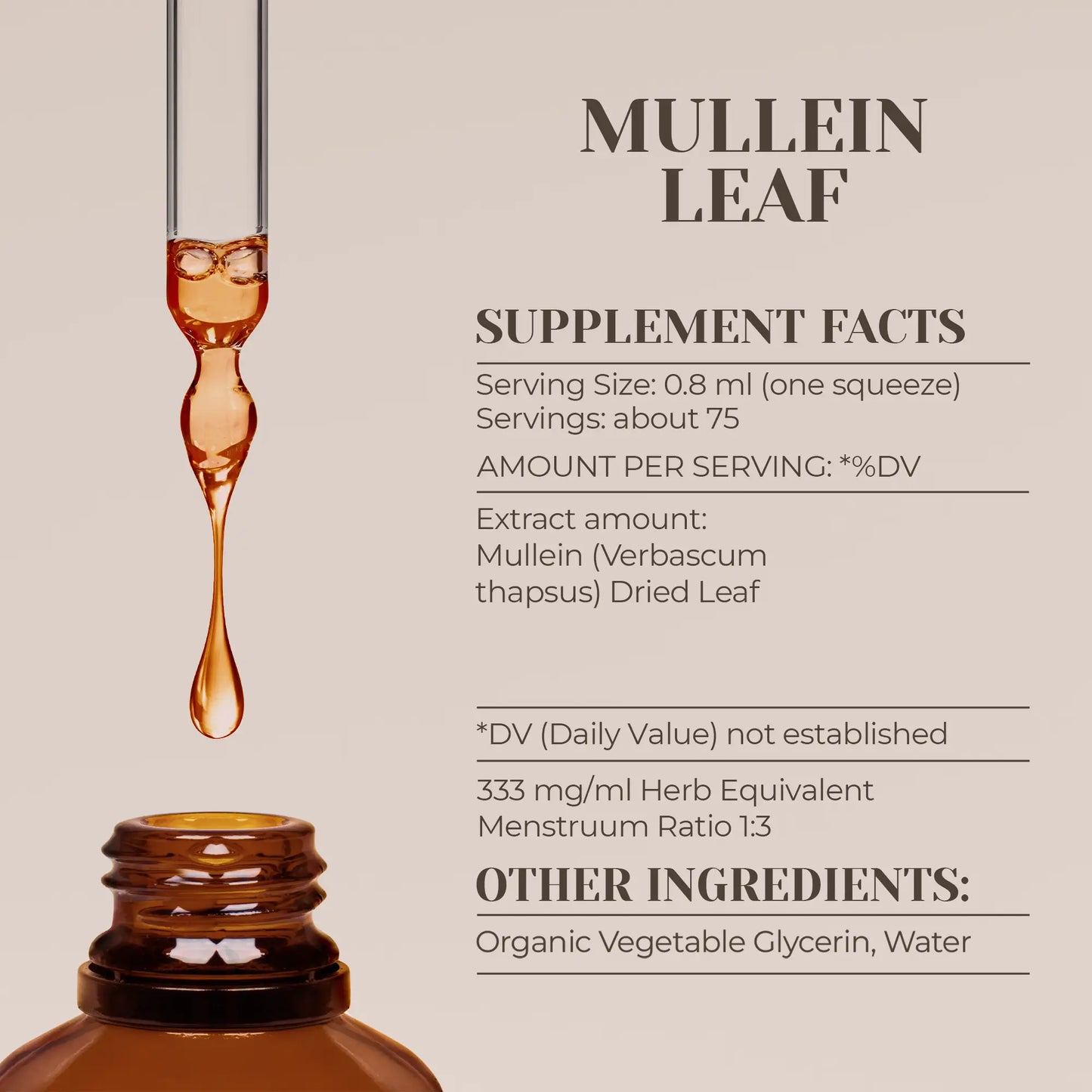 Buy Mullein Leaf Tincture online - Garden Organics