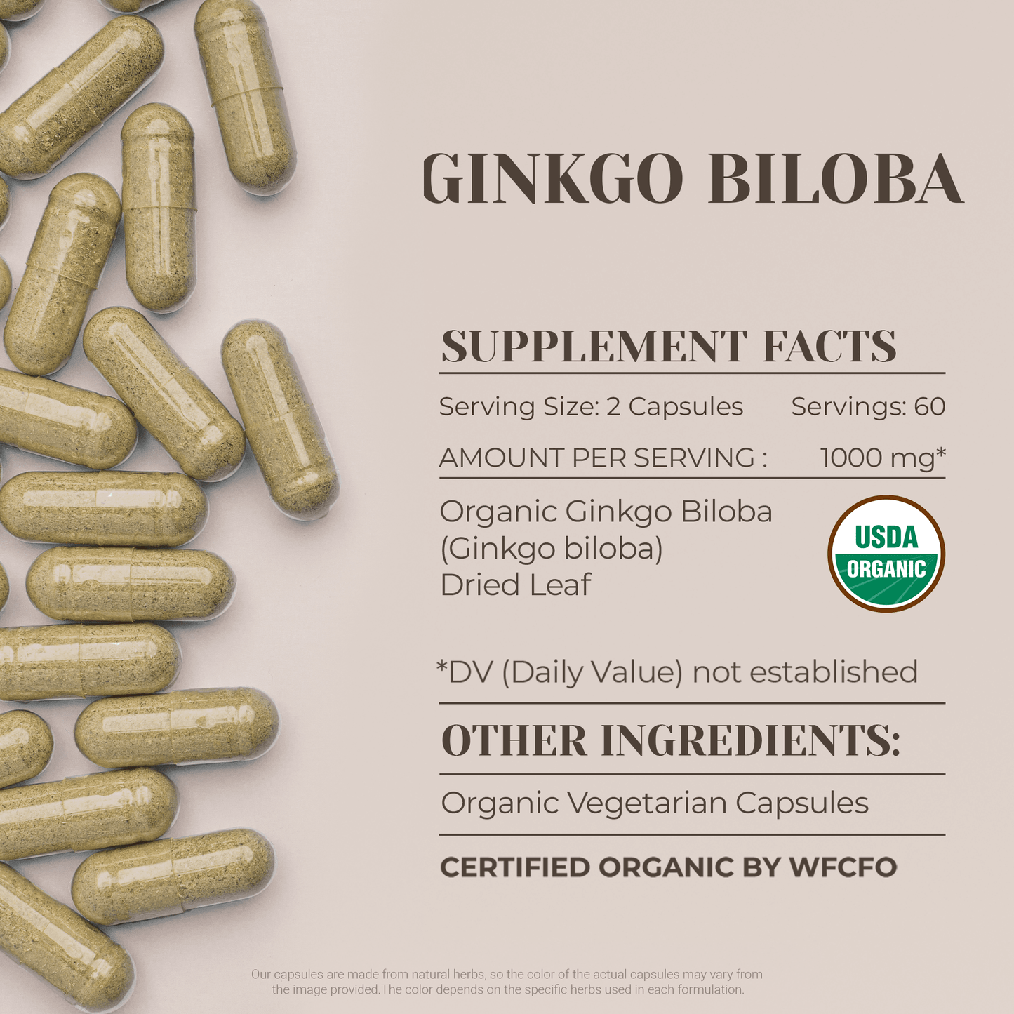 Ginkgo Biloba Capsules