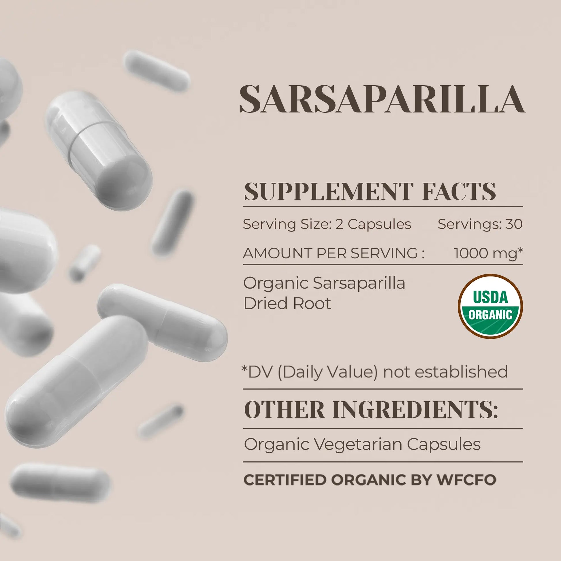 Buy Sarsaparilla Capsules online - Garden Organics