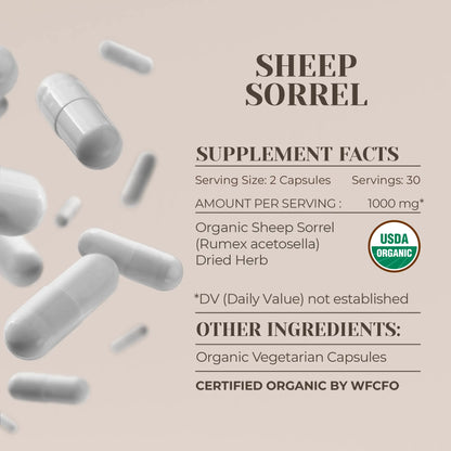 Buy Sheep Sorrel Capsules online - Garden Organics