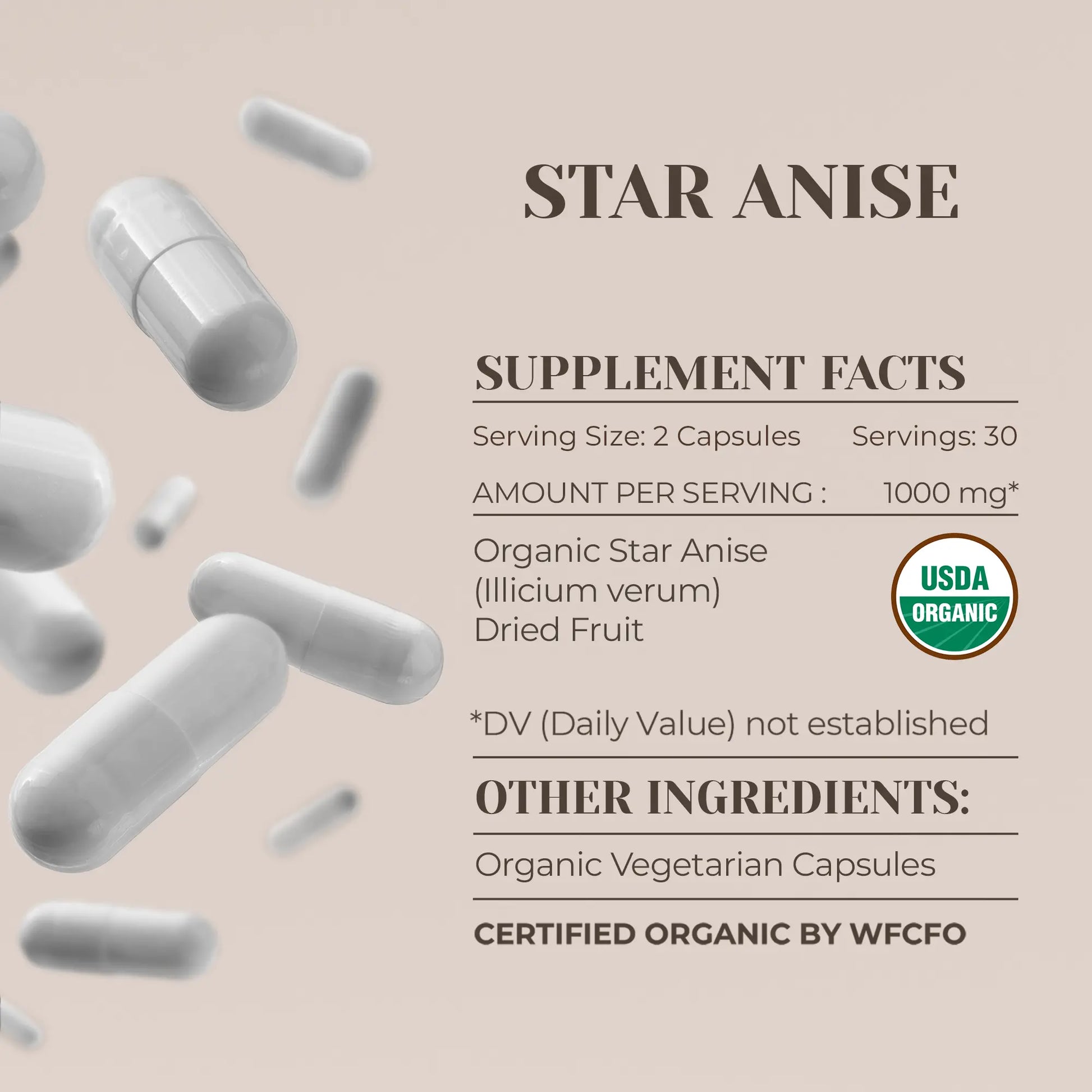 Buy Star Anise Capsules online - Garden Organics
