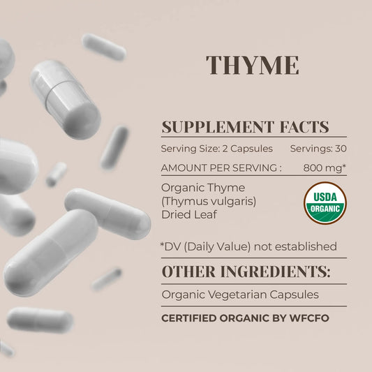 Thyme Capsules gardenixx Vitamins & Supplements gardenixx
