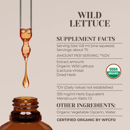 Buy Wild Lettuce Tincture online - Garden Organics