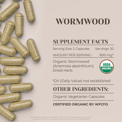 Buy Wormwood Capsules online - Garden Organics