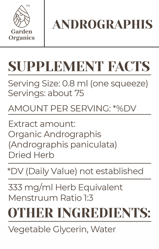 Andrographis Tincture gardenixx Vitamins & Supplements gardenixx