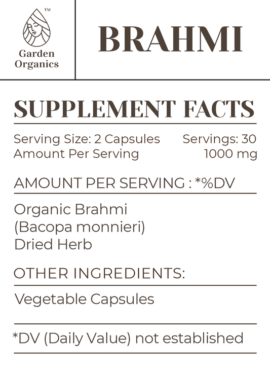 Brahmi Capsules gardenixx Vitamins & Supplements gardenixx