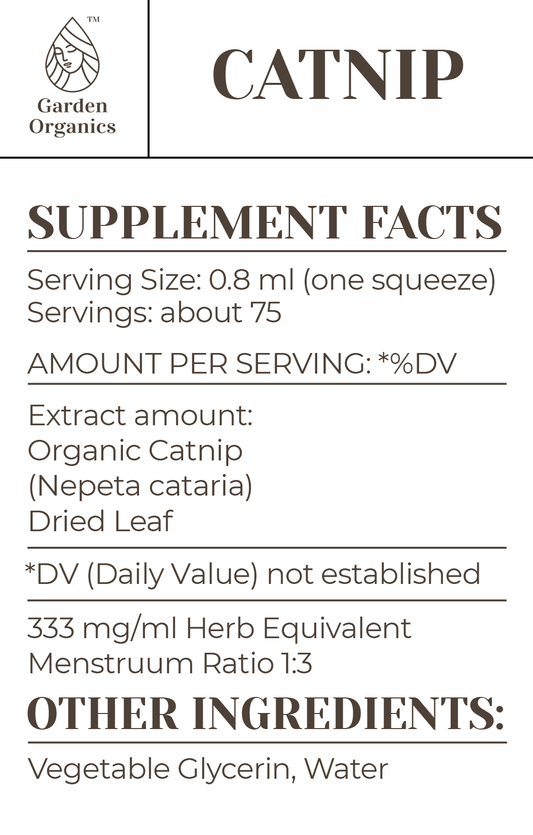 Catnip Tincture gardenixx Vitamins & Supplements gardenixx