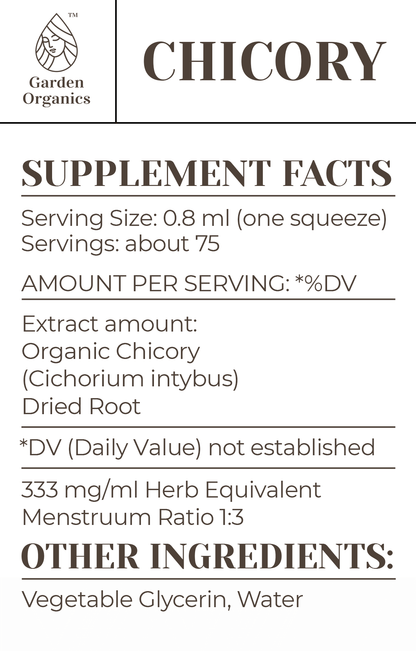 Buy Chicory Tincture online - Garden Organics