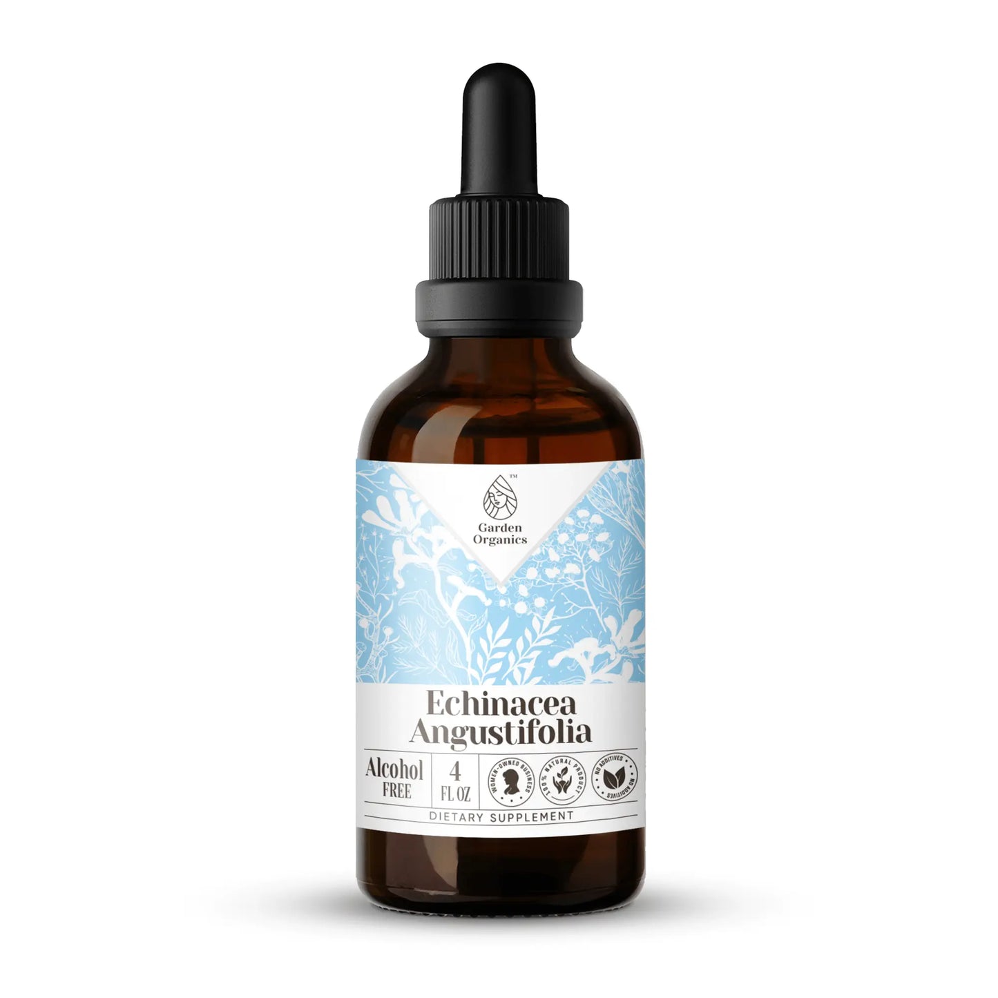Echinacea Angustifolia Tincture gardenixx Vitamins & Supplements gardenixx Alcohol-FREE-4-OZ