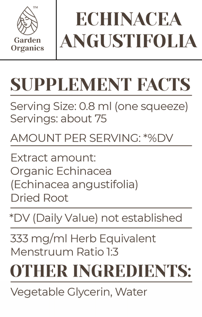 Echinacea Angustifolia Tincture gardenixx Vitamins & Supplements gardenixx