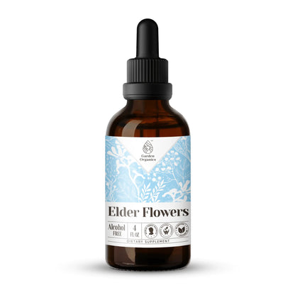 Buy Elder Flowers Tincture online - Garden Organics