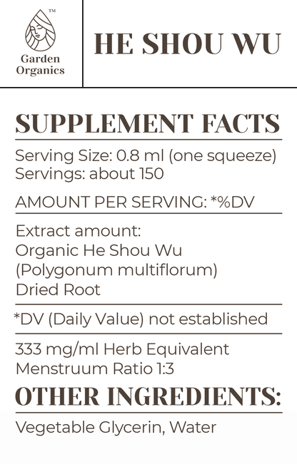 He Shou Wu Tincture gardenixx Vitamins & Supplements gardenixx