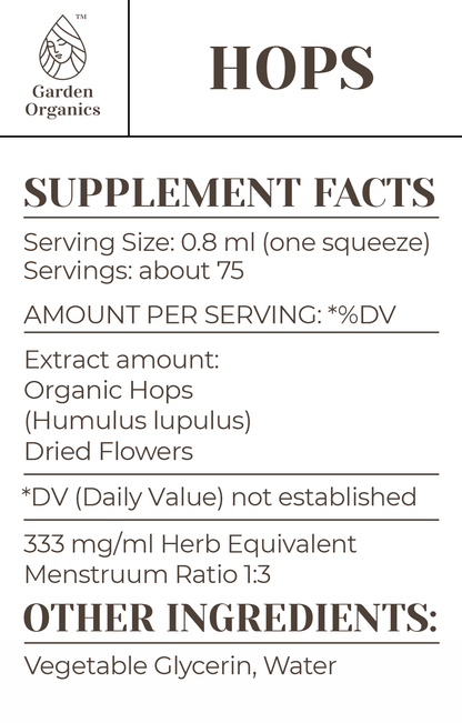 Buy Hops Tincture online - Garden Organics