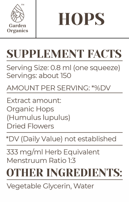 Buy Hops Tincture online - Garden Organics