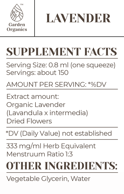 Lavender Tincture gardenixx Vitamins & Supplements gardenixx