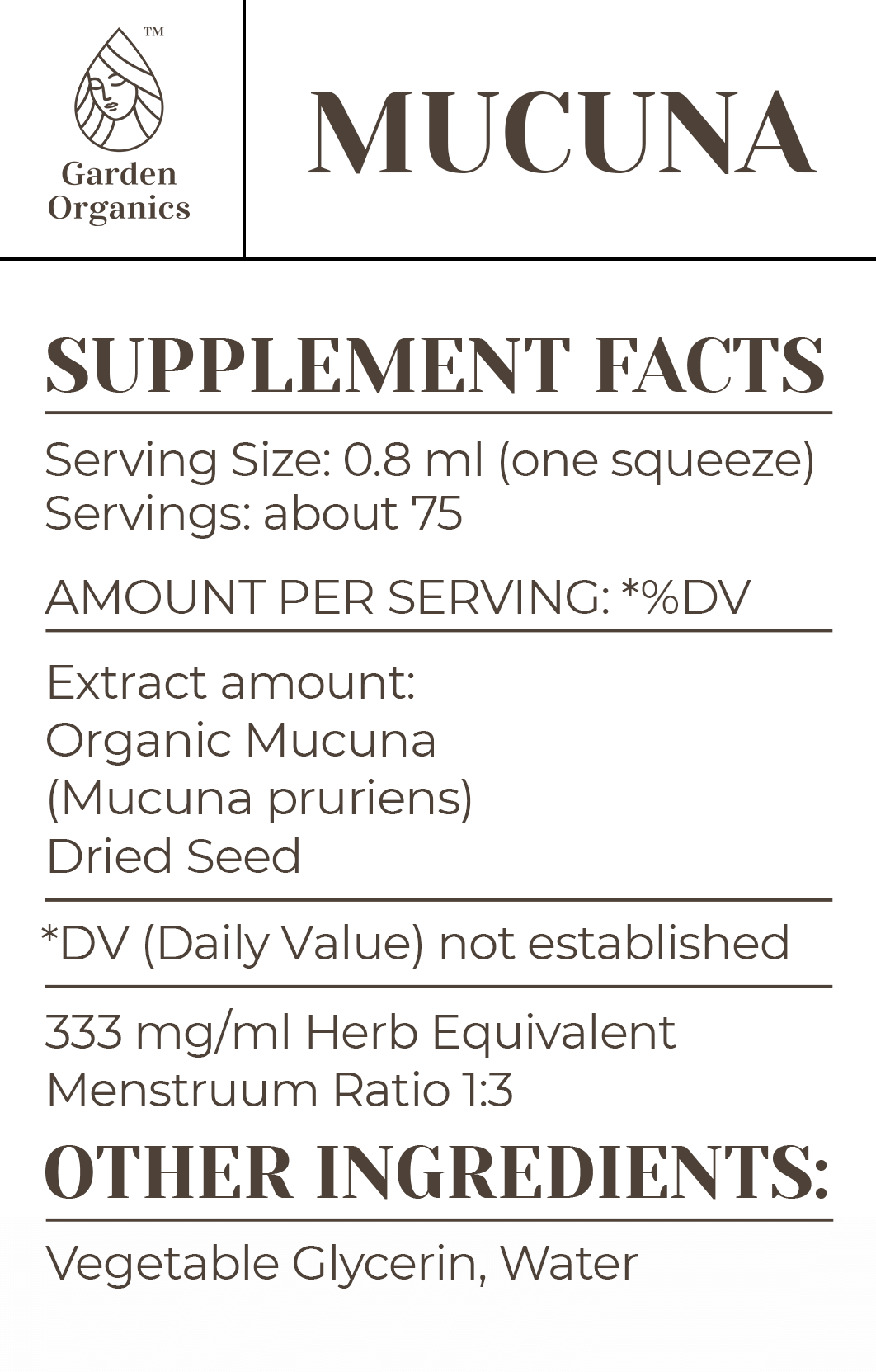 Buy Mucuna Tincture online - Garden Organics