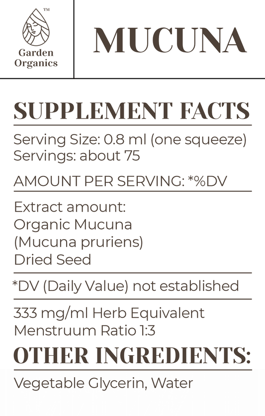 Buy Mucuna Tincture online - Garden Organics
