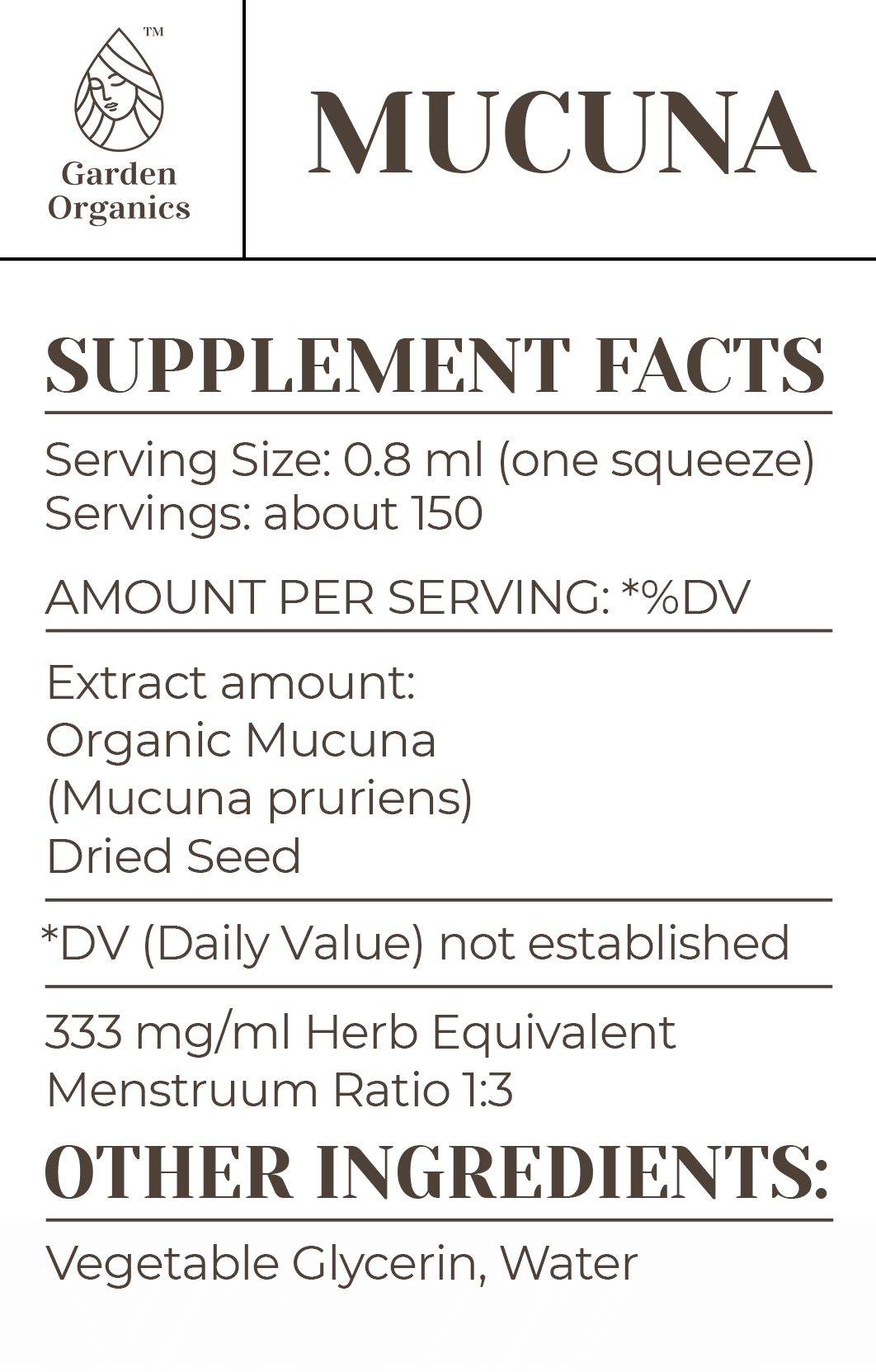 Buy Mucuna Tincture online - Garden Organics