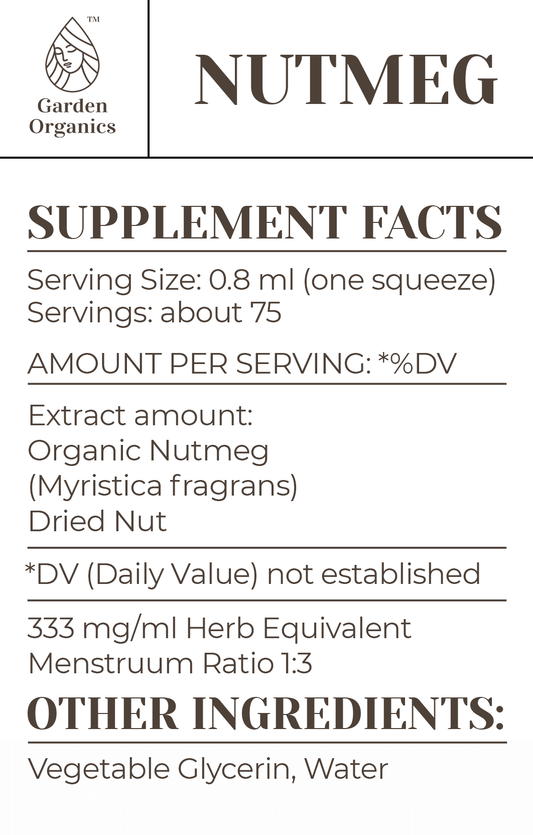 Nutmeg Tincture gardenixx Vitamins & Supplements gardenixx