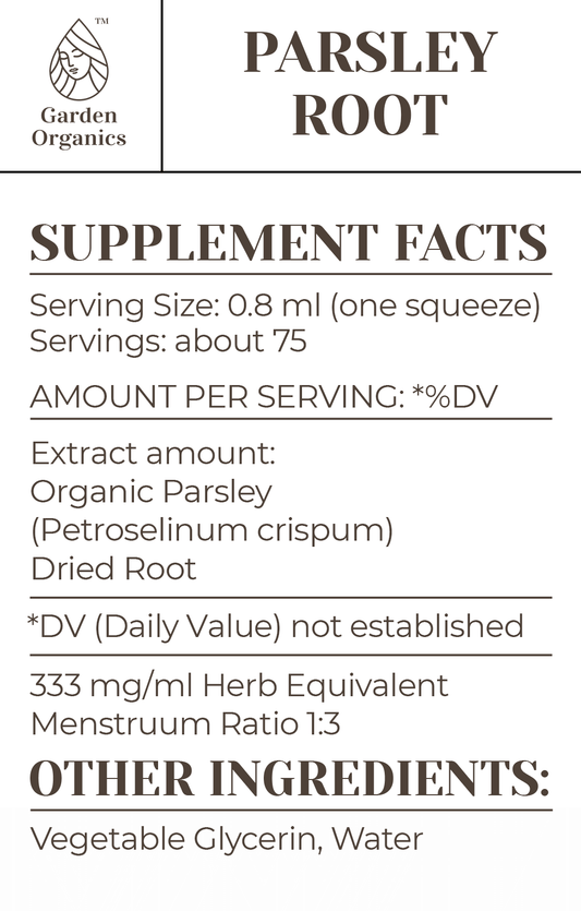 Parsley Root Tincture gardenixx Vitamins & Supplements gardenixx