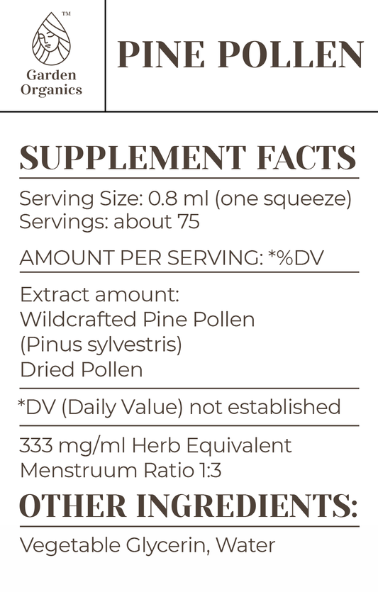 Pine Pollen Tincture gardenixx Vitamins & Supplements gardenixx
