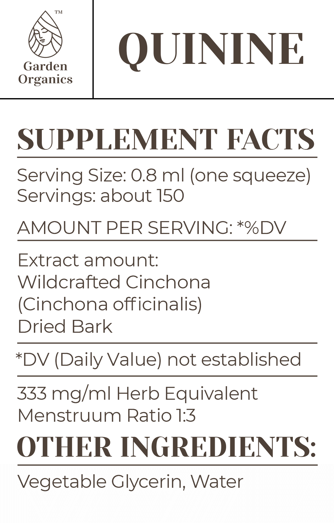 Quinine Tincture gardenixx Vitamins & Supplements gardenixx