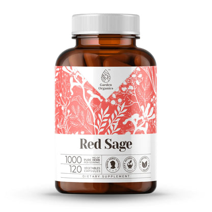 Buy Red Sage Capsules online - Garden Organics