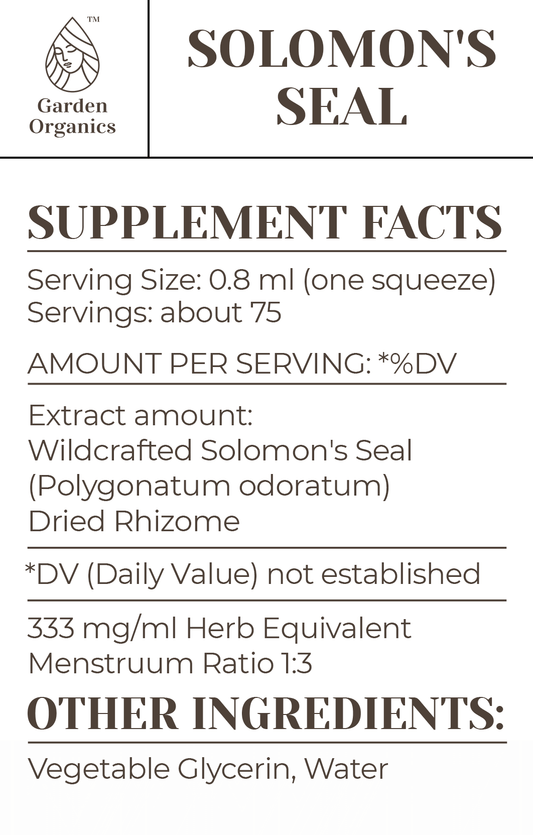 Solomon's Seal Tincture gardenixx Vitamins & Supplements gardenixx