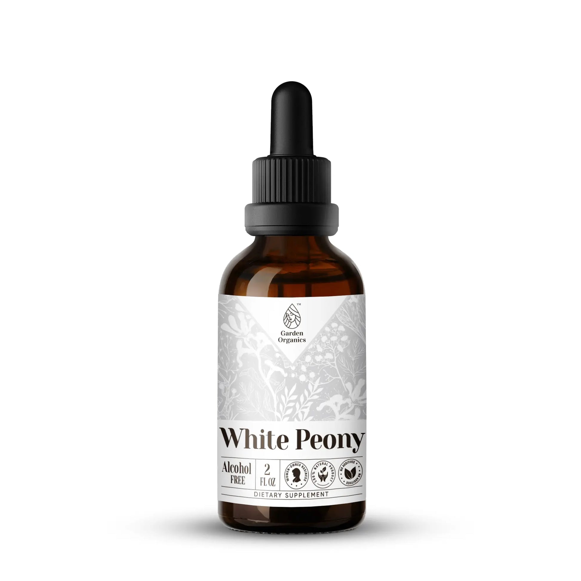 White Peony Tincture gardenixx Vitamins & Supplements gardenixx Alcohol-FREE-2-OZ
