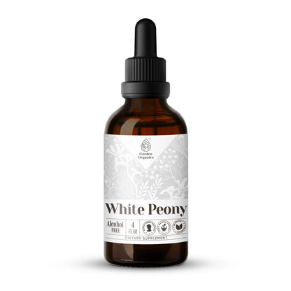White Peony Tincture gardenixx Vitamins & Supplements gardenixx Alcohol-FREE-4-OZ